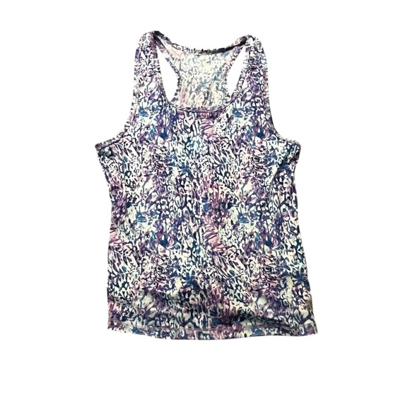Marika Other - Marika Girls Performance Tank Top Tie Dye Blue Pink Tie Back Accent L 14/16 NEW